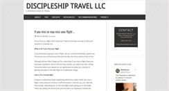 Desktop Screenshot of discipleshiptravel.com