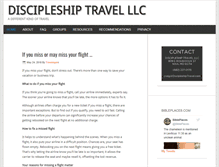 Tablet Screenshot of discipleshiptravel.com